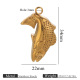 Cercle de soudure de poisson en fonte d'or Image10