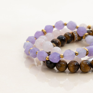 1 Bracelet De Perles Colorées En Pierres Naturelles Pour Femme h5 Image7