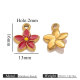 Pendentif Fleur à Cinq Feuilles - Rouge Image11