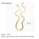 Collier en os de serpent en or