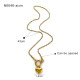 Collier pendentif coeur en or Image2
