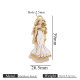 Pendentif en or modèle féminin - Blanc Image3