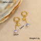 Boucles d'oreilles petites étoiles de mer Image5