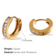 Boucles d'oreilles en or et diamants blancs Image3