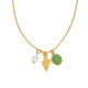 Collier pendentif conque - Or 