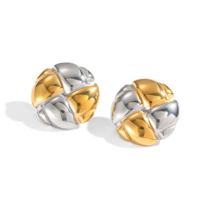 1 Paire De Boucles D'Oreilles À Clous En Acier Inoxydable Étanches De Couleurs Assorties h5 Image5