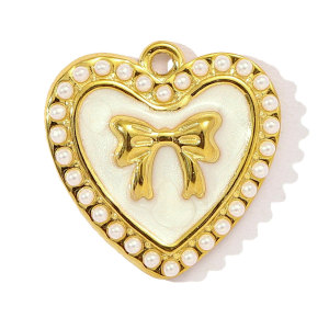 Pendentif Papillon Diy En Acier Inoxydable Étanche Couleur Or Pour Femme (1 Pièce) - Collection Romantique h5 