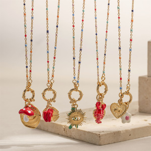 Collier Pendentif Œil Du Diable À Faire Soi-Même, 1 Pièce h5 Image3