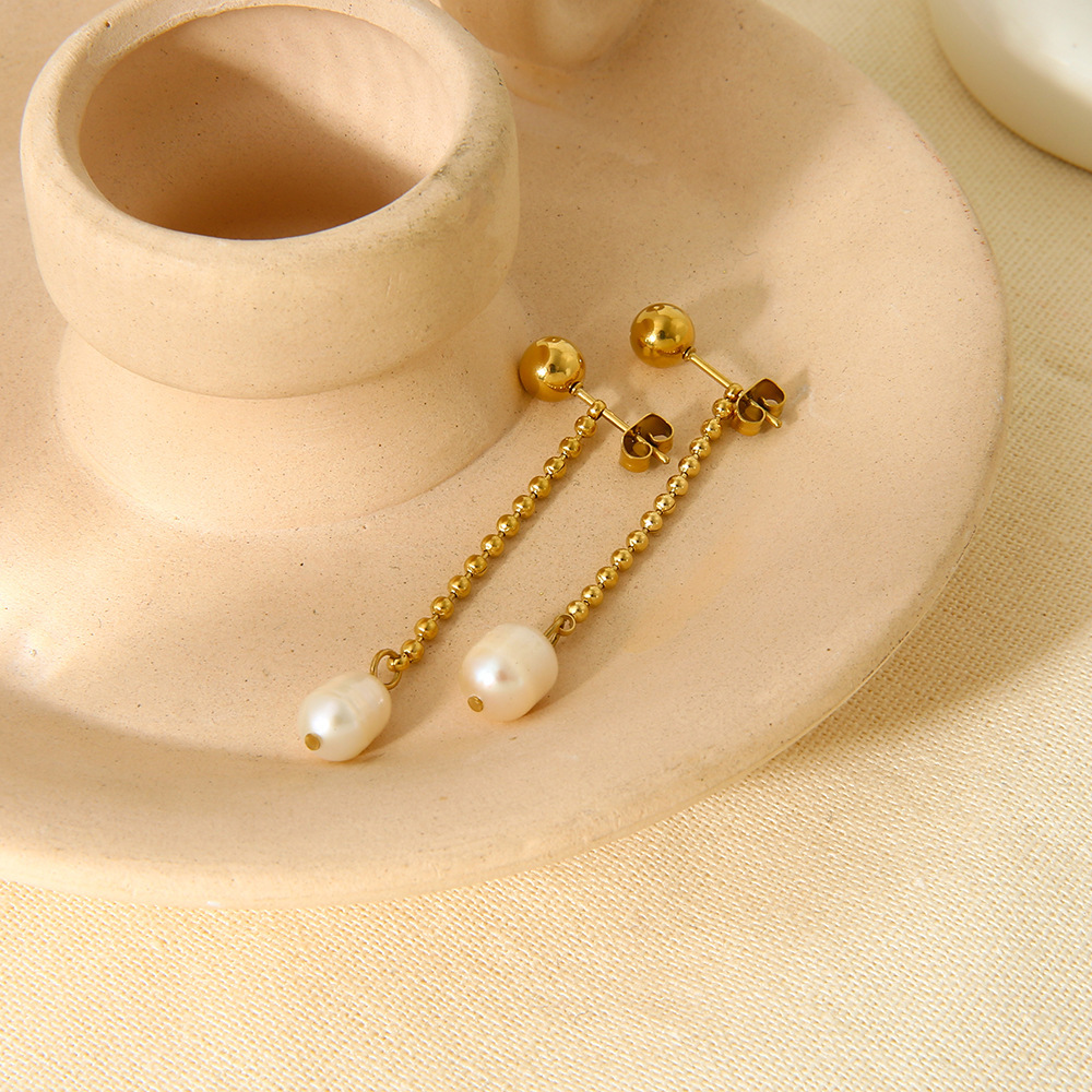 Boucles D'Oreilles Puces Élégantes En Acier Inoxydable, Couleur Or, En Forme De Tortue, Pour Femmes Image3