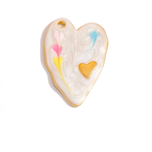 Pendentif Diy Étanche En Acier Inoxydable Couleur Or (1 Pièce) h5