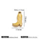 Gouttes d'huile double face Gold Shoes - Jaune Image35