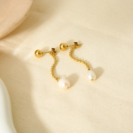 Boucles d'oreilles puces élégantes en acier inoxydable, couleur or, en forme de tortue, pour femmes