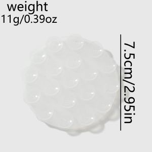 1 Ventouse Double Face Autocollante Antidérapante En Silicone Pour Téléphone h5 Image2