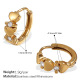 Petites boucles d'oreilles en diamant blanc Image5