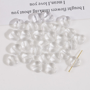 1 Pièce De Perles De Verre En Forme De Cœur Simple De La Série Simple h5