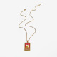 Collier coeur rouge Image2