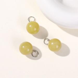 Série Simple Pendentifs En Pierres Naturelles De Couleur Unie Simple h5 