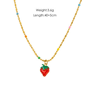 Colliers Pendentifs Pour Femmes En Acier Inoxydable Étanche, Motif Plante Douce, Collection Romantique h5 