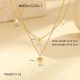 Collier double en or