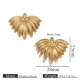 Pendentif en or - 27*25 feuilles Image11