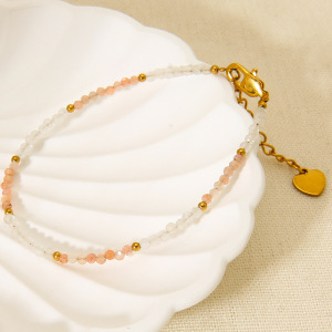 Bracelets De Perles Pour Femmes En Pierres Naturelles De La Série Classic h5 Image4