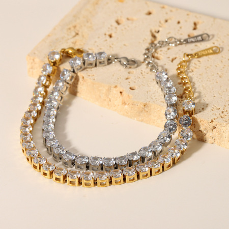 Bracelet chaîne étanche en acier inoxydable de luxe (1 pièce)