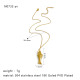 Collier poisson en or
