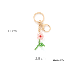 1 Porte-Clés Fleur Romantique h5 