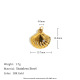 Pendentif coquillage diamant - Or Image6