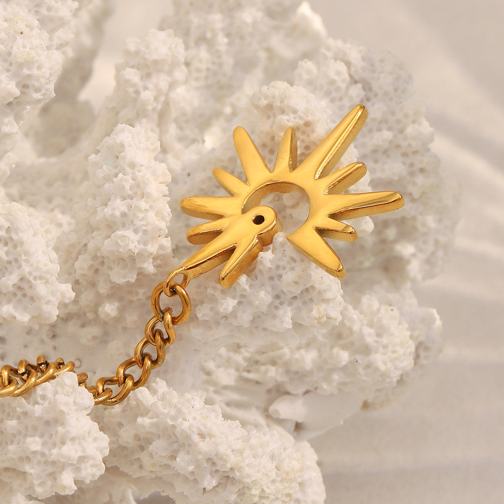 Colliers Pendentifs Pour Femmes En Acier Inoxydable Étanche, Collection Light Luxury Image3
