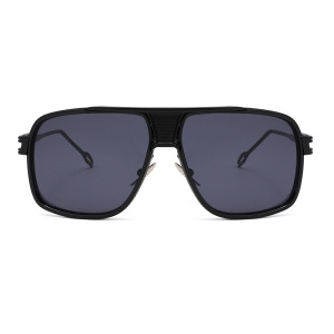 1 Paire De Lunettes De Soleil Simples Pour Femmes, Couleur Unie Et Décontractée h5 Image2