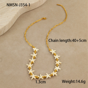 Colliers À Maillons Pour Femmes, Motif Tortue, En Acier Inoxydable, Couleur Or, Pour Des Vacances Romantiques h5