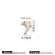 Pendentif goutte d'huile double face en or - Dauphin blanc Image87