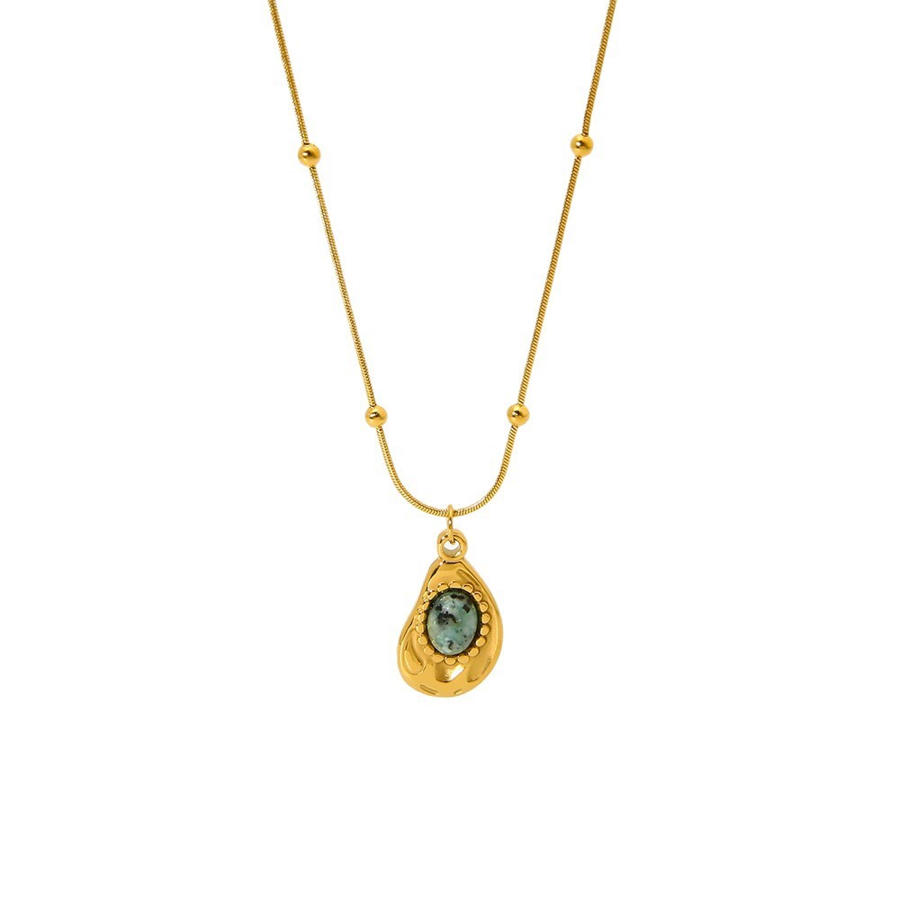 Colliers Pendentifs Étanches En Acier Inoxydable De La Série Classique Pour Femmes Image5
