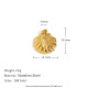 Pendentif coquille d'arachide - Or Image17