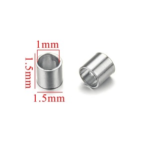1 Pièce De Breloques Pour Bijoux Diy En Acier Inoxydable Étanche De Couleur Unie h5 