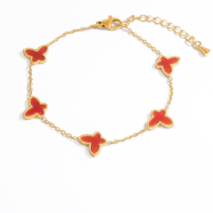Bracelet À Breloques Étanche En Acier Inoxydable, Couleur Or (1 Pièce) h5