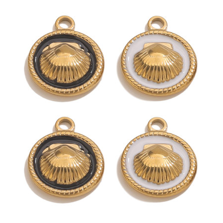 Pendentif femme étanche en acier inoxydable, à monter soi-même (1 pièce) 2