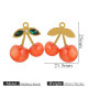 Pendentif Cerise Orange Image2