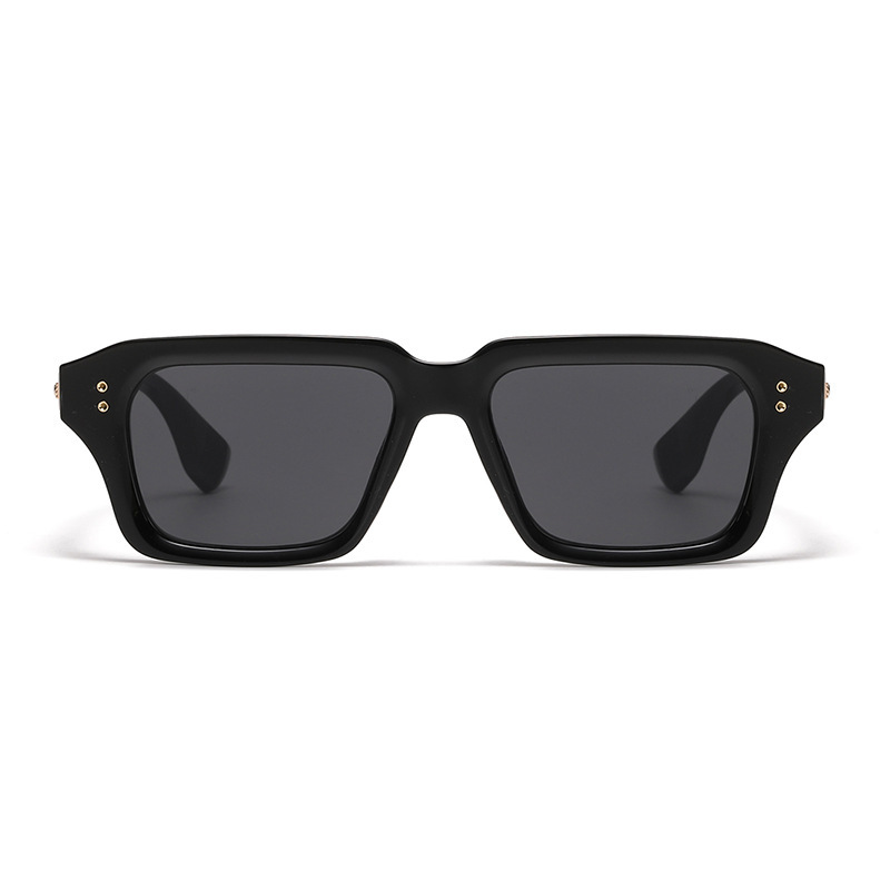 1 Paire De Lunettes De Soleil Classiques De Couleur Unie Pour Femme, Série Simple Image2