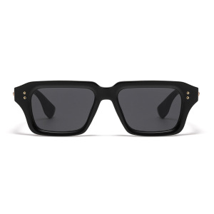 1 Paire De Lunettes De Soleil Classiques De Couleur Unie Pour Femme, Série Simple h5 Image2