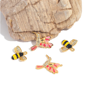 Pendentif Femme Étanche En Acier Inoxydable Delicatebee À Faire Soi-Même (1 Pièce) h5 Image3