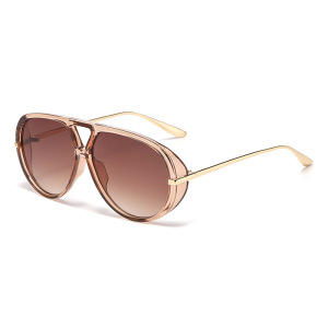 1 Paire De Lunettes De Soleil Simples Pour Femmes, Couleur Unie Et Décontractée h5 Image4