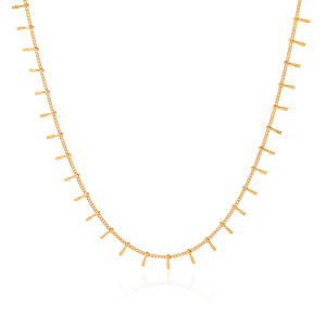 1 Paire De Colliers À Maillons Pour Femme, Collection Simple Series Daily Cross, En Acier Inoxydable Étanche Couleur Or h5 