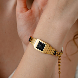 Bracelets Pour Femmes Simple Series Classic Geometric En Acier Inoxydable Étanches h5 Image3