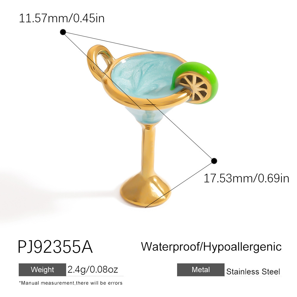 Pendentif Étanche En Acier Inoxydable À Faire Soi-Même, Mignon Et Adorable Image2