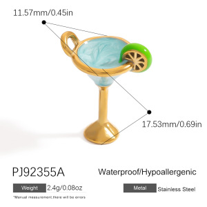 Pendentif Étanche En Acier Inoxydable À Faire Soi-Même, Mignon Et Adorable h5 Image2