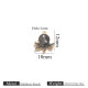 Pendentif goutte d'huile double face en or - Octopus noir Image17