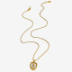 Collier pendentif rose Image2