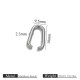 Ouverture couleur acier 2,3*9,5*18 Image8